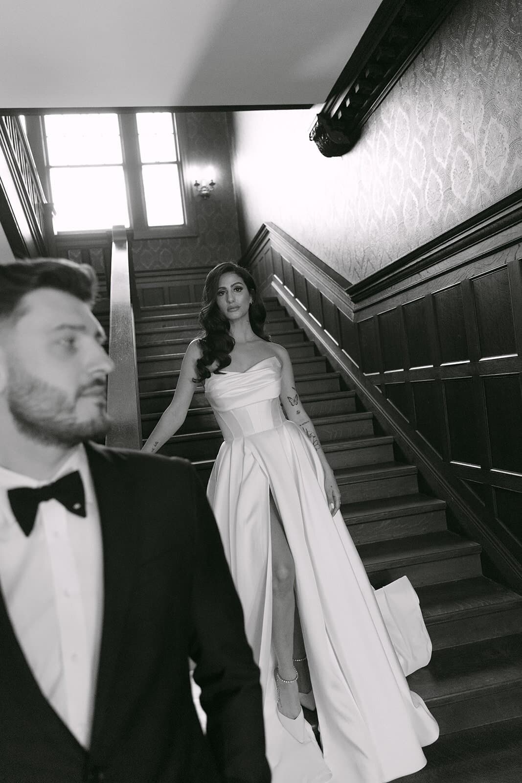 Styled bridal shoot
